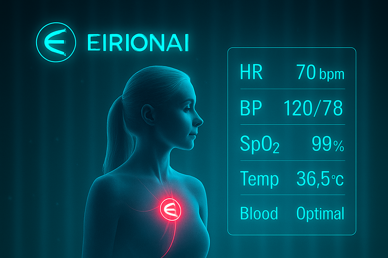 EirionAI female futuristic scene
